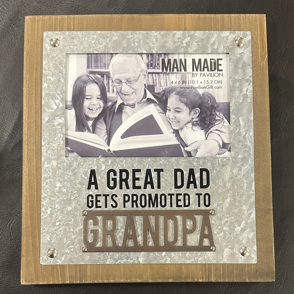 Wood and Metal Grandpa Frame